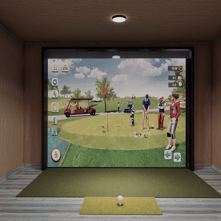 Golf Simulator Cabins Solo Concept Design