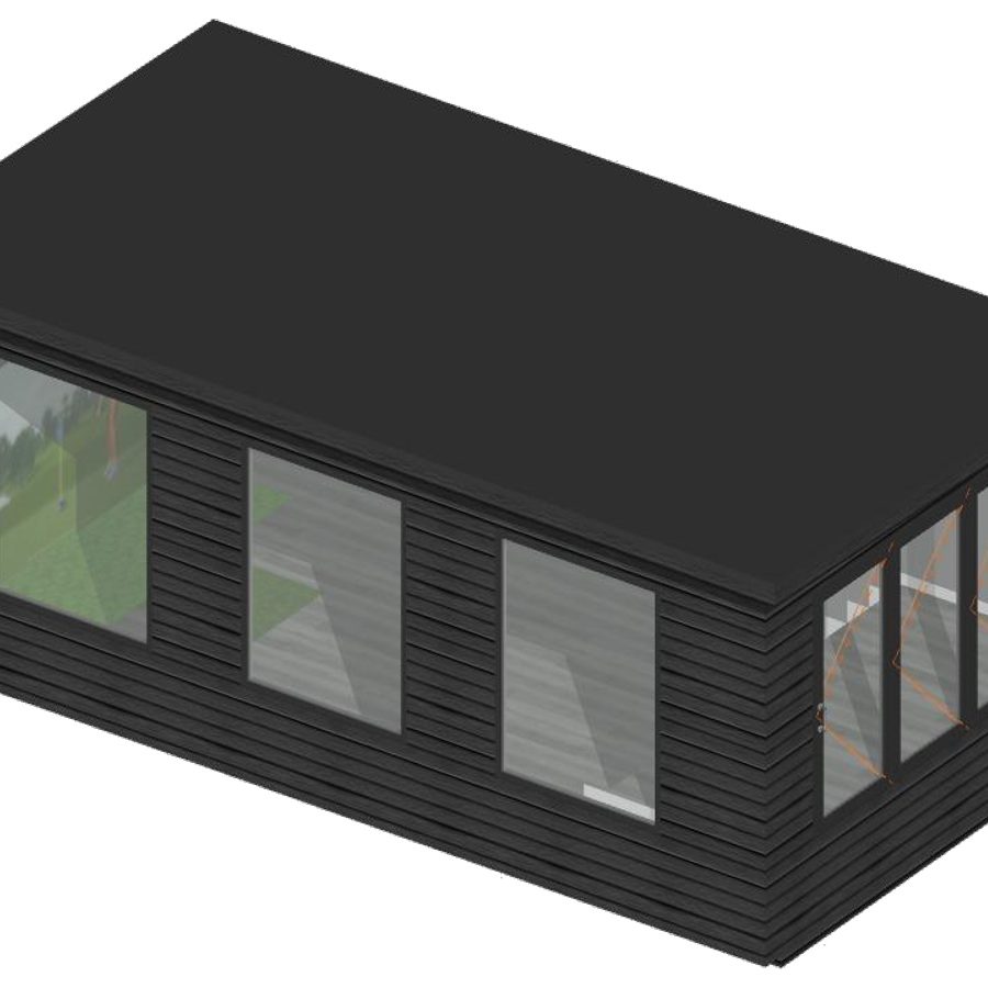 Golf Simulator Cabins Glass House Concept Design