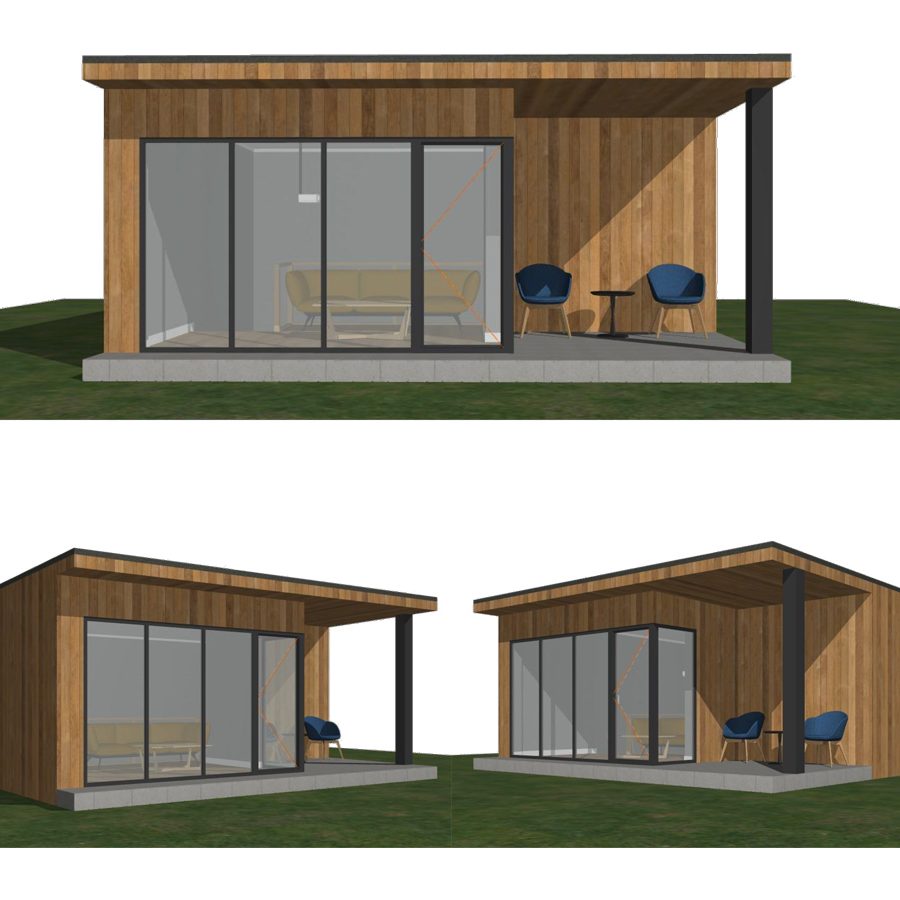 Golf Simulator Cabins Tee Room Concept Design