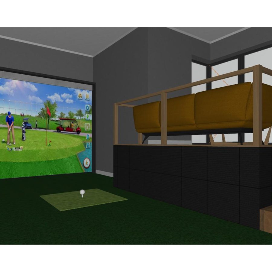 Golf Simulator Cabins Tee Room Concept Design