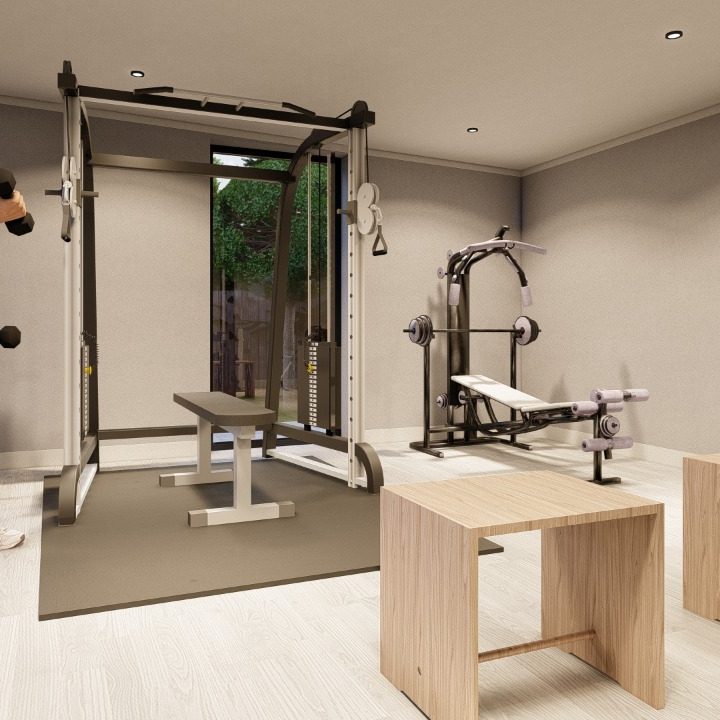 Golf Simulator Cabins Gym and Sim Concept Design