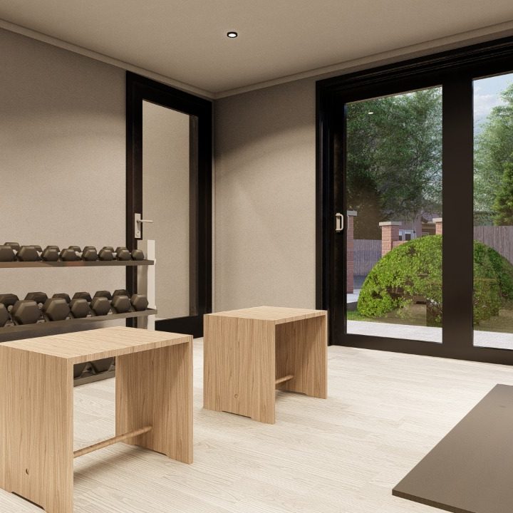 Golf Simulator Cabins Gym and Sim Concept Design