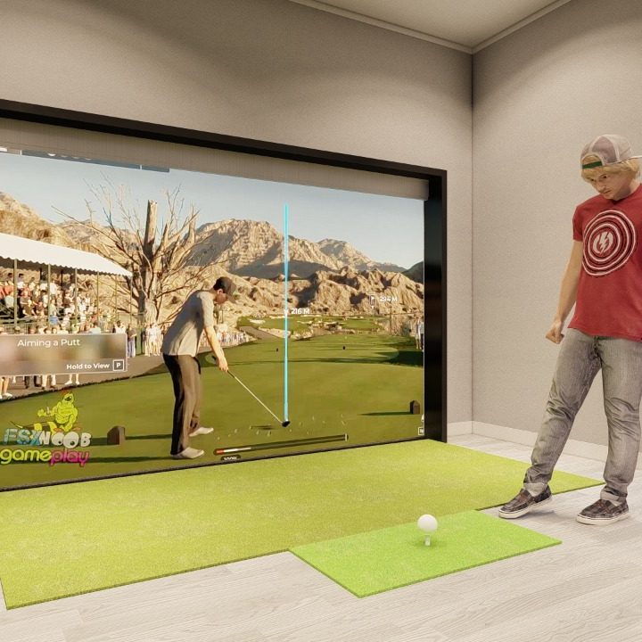 Golf Simulator Cabins Gym and Sim Concept Design