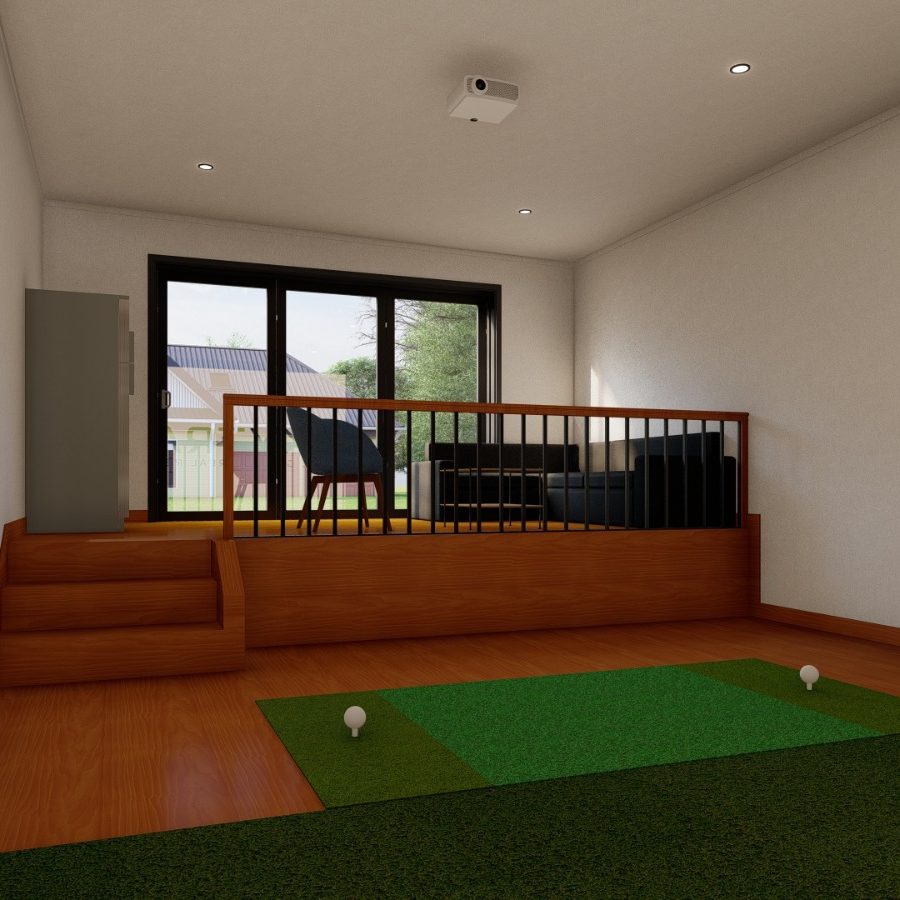 Golf Simulator Cabins Caddy Concept Design