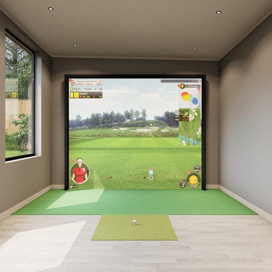 Golf Simulator Cabins Glass House Concept Design